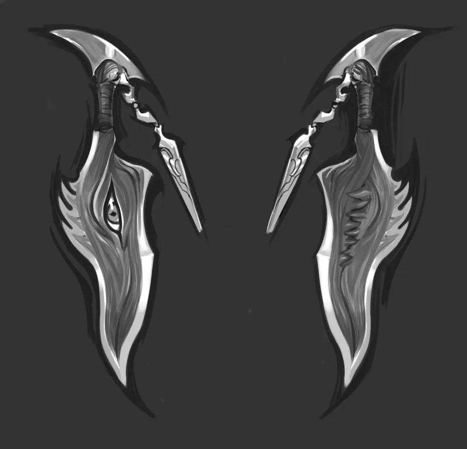 The imprisoned blade