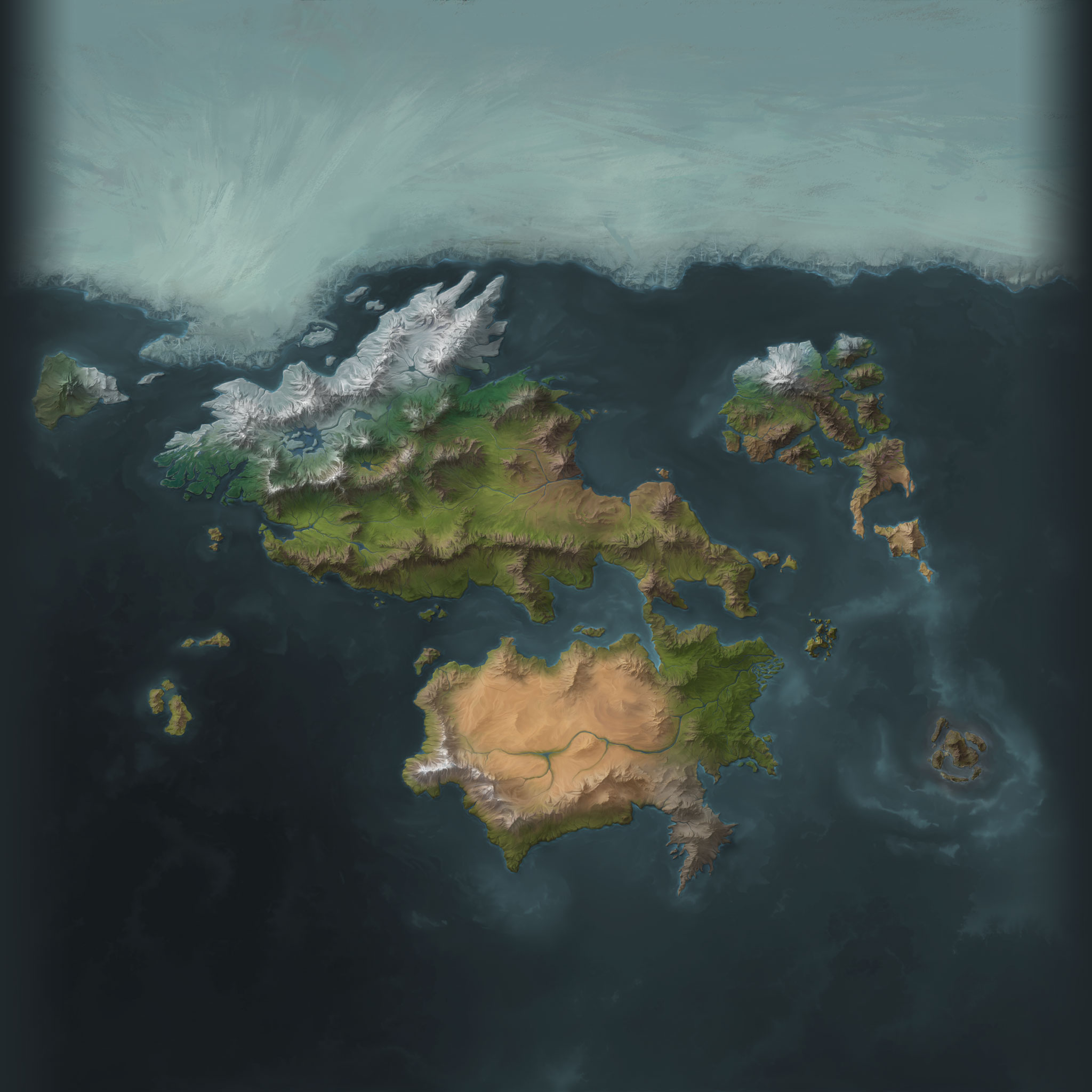 Mapa geográfico oficial de Runaterra